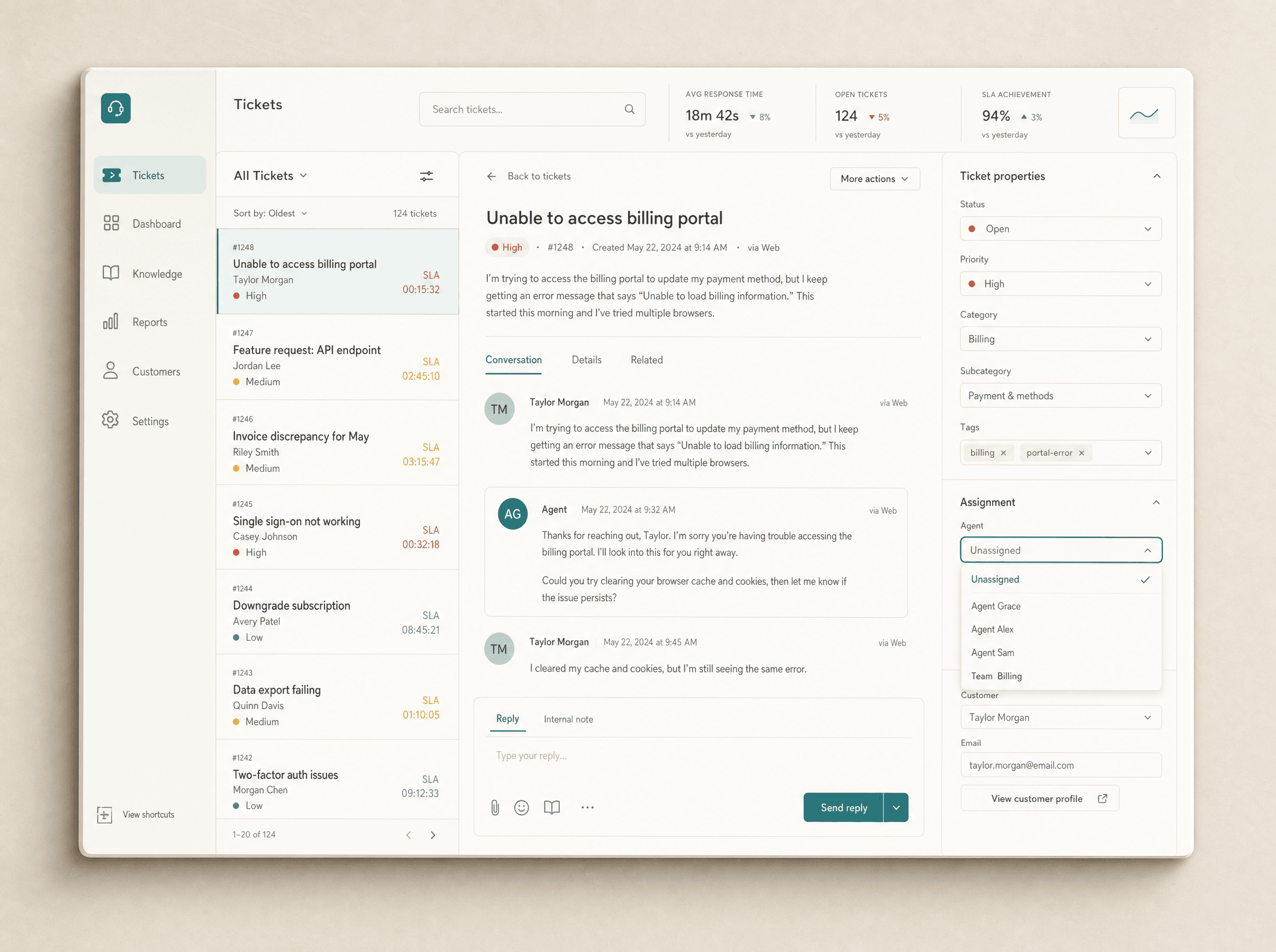 Maquette d'un ticketing Zero License construit sur mesure